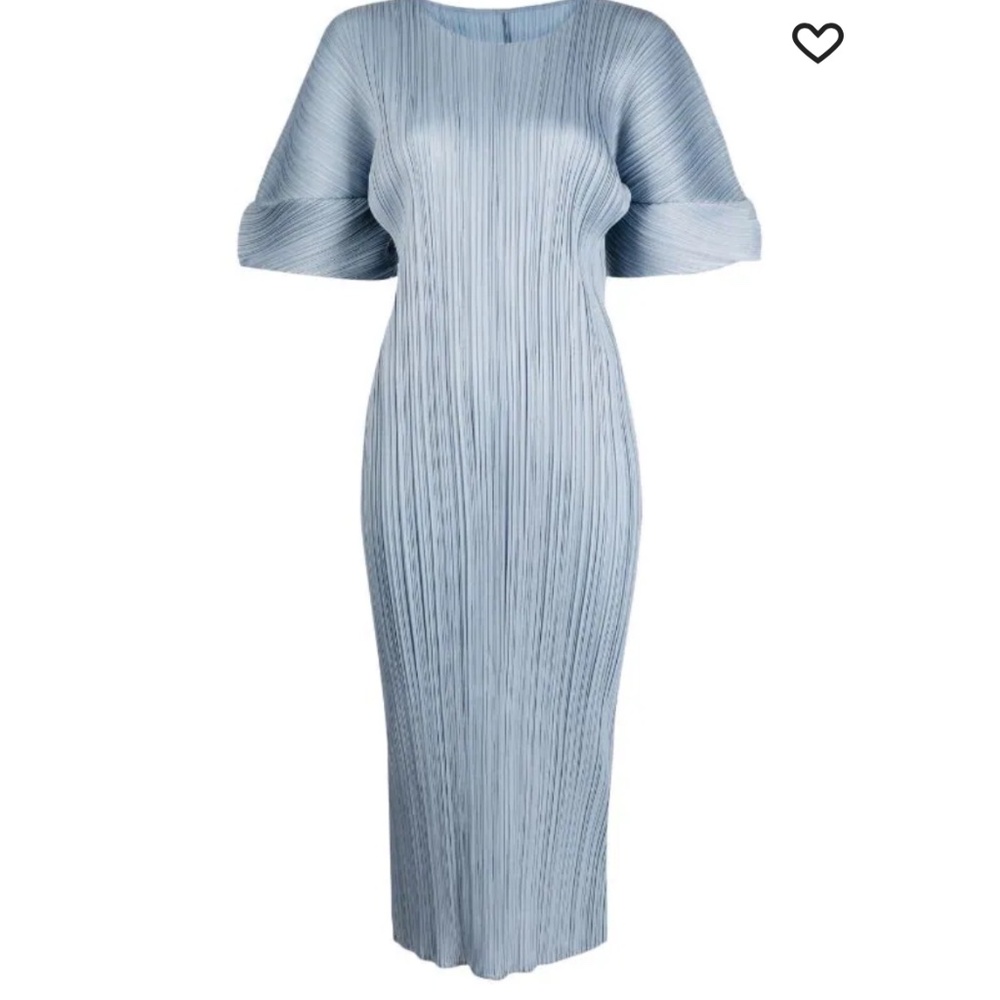 Issey Miyake Pleats Please monthly cool grey dress